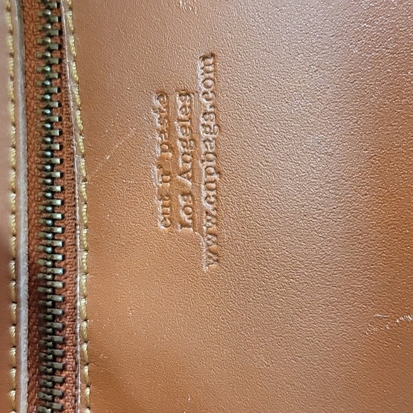 Anthropologie Cut & Paste Los Angeles Leather Tote Shoulder Bag - Picture 16 of 16